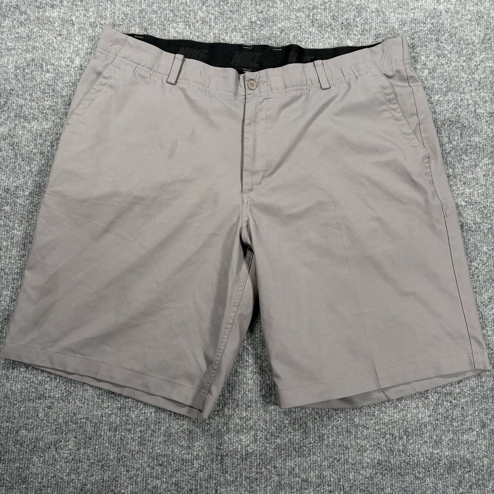 Nike Shorts Mens 40 Gray Golf Dri-FIT UV Chino Quick Dry Stretch Pockets