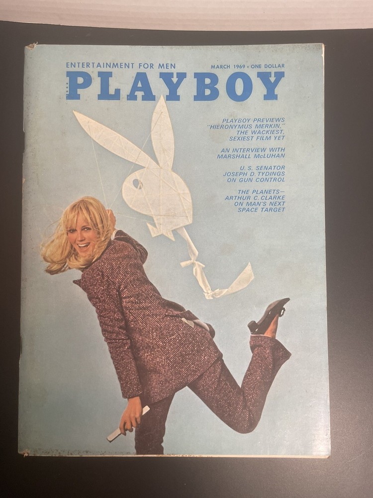 Vintage Playboy Magazine March 1969 Playmate Kathy McDonald Complete