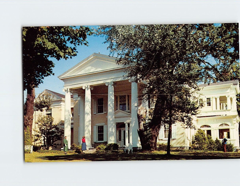 Postcard Mansion House Museum Oglebay Park Wheeling West Virginia USA