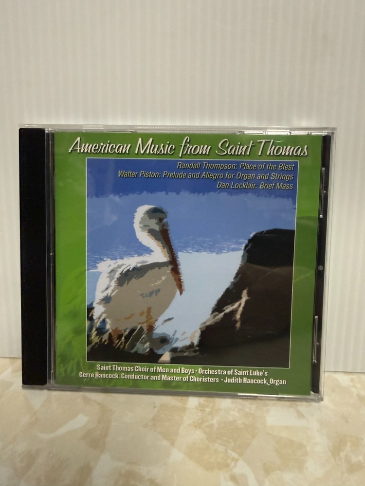 American Music From St Thomas Saint Thomas Choir of Men & Boys CD Gerre Hancock