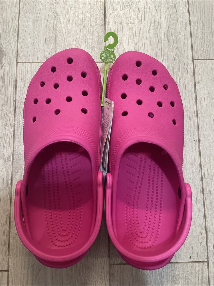 Women’s Pink Crocs Classic Crush Clog Juice Womans Size 12