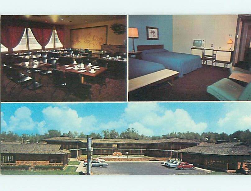 Unused Pre-1980 SILVER SPUR LODGE MOTEL & RESTAURANT Dodge City KS u4557