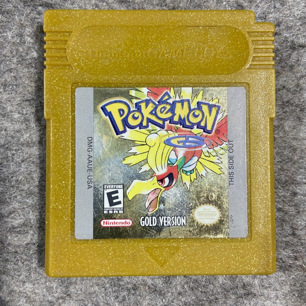 AUTHENTIC Pokemon Gold Game Boy Color Cartridge Only 🔋100% NEW BATTERY🔋MINT