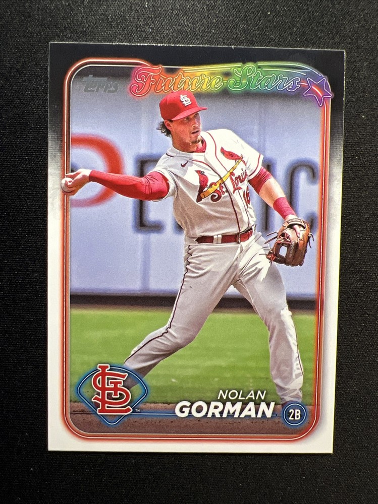 2024 Topps Series 2 Nolan Gorman Future Stars #591 Cardinals Rookie Baseball Card ⚾🐷💥