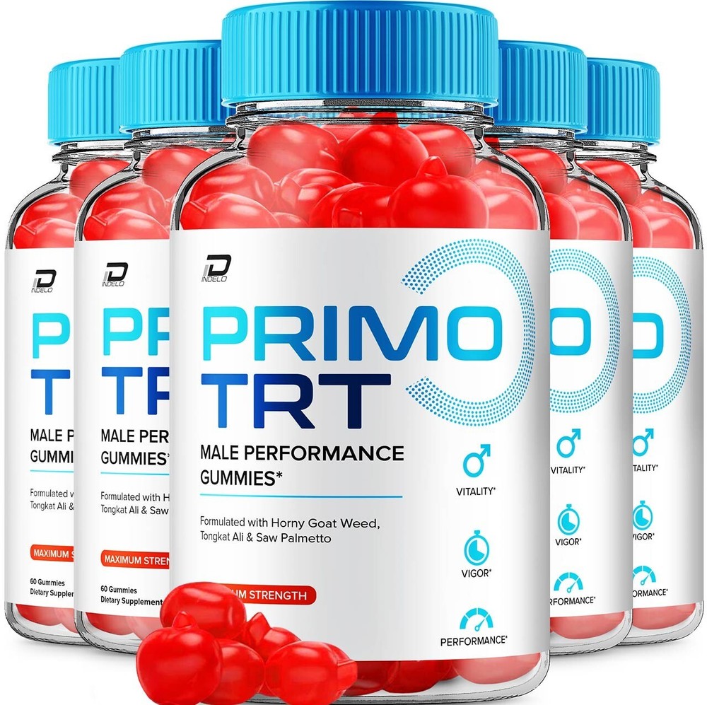 (5 Pack) Primo TRT Gummies for Men – PrimoTRT Male Gummy All-Natural Reviews