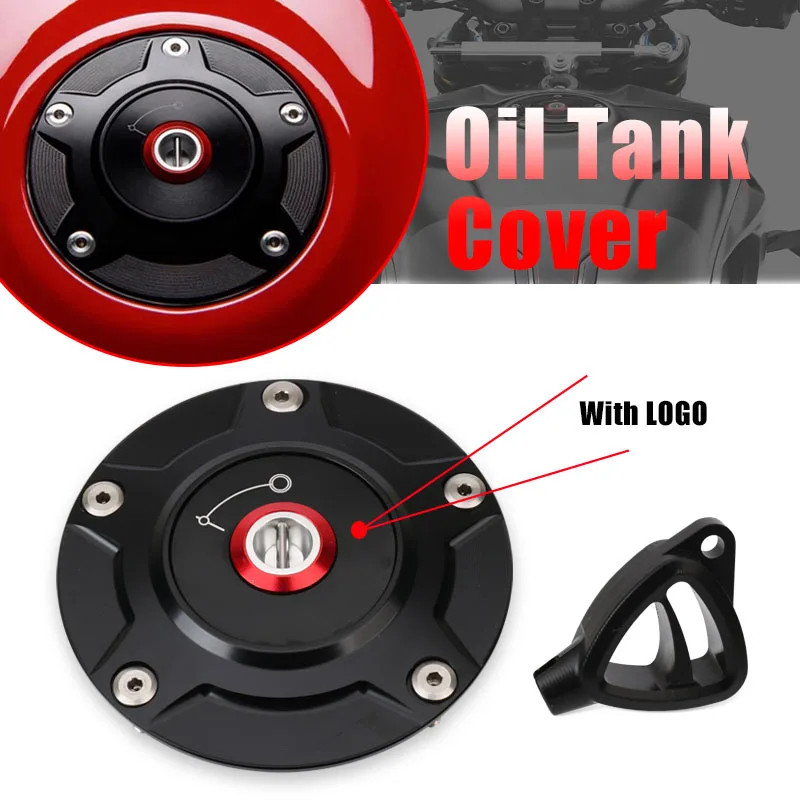 Motorcycle CNC Fuel Tank Cap Fit For PANIGALE V2 V4 Streetfighter V2 V4