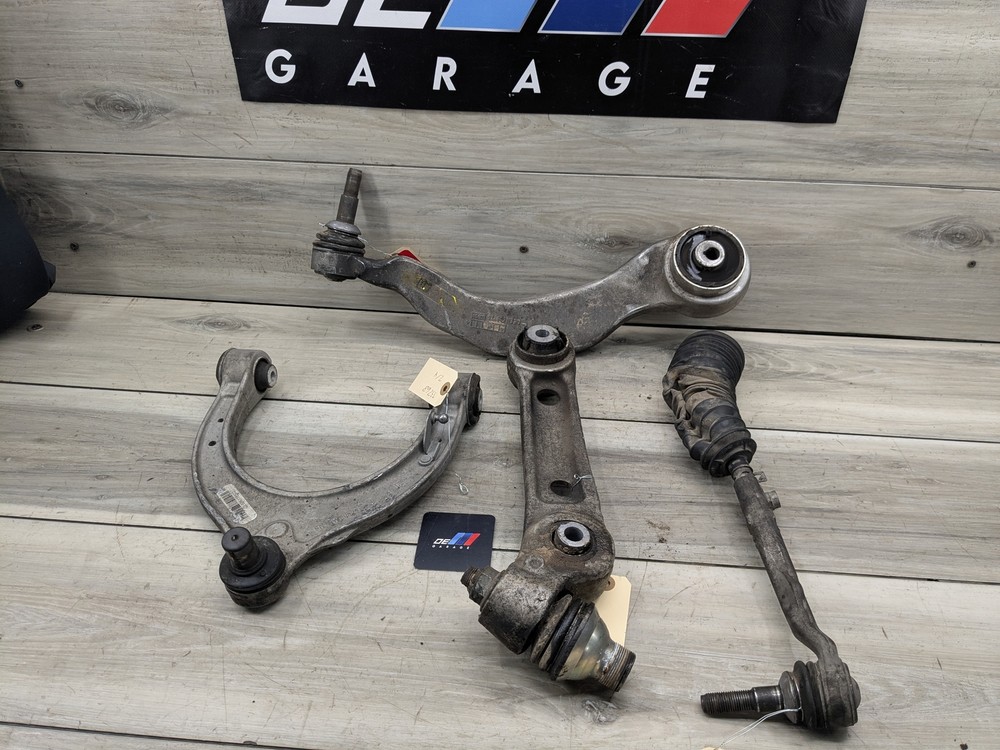 17-23 OEM BMW G30 M550iX Front Left Driver Upper Lower Control Arm Tie Rod SET