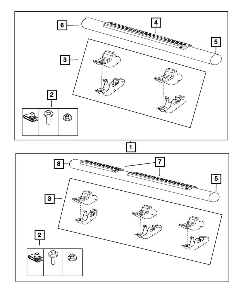Genuine Mopar Side Step 68056170AB