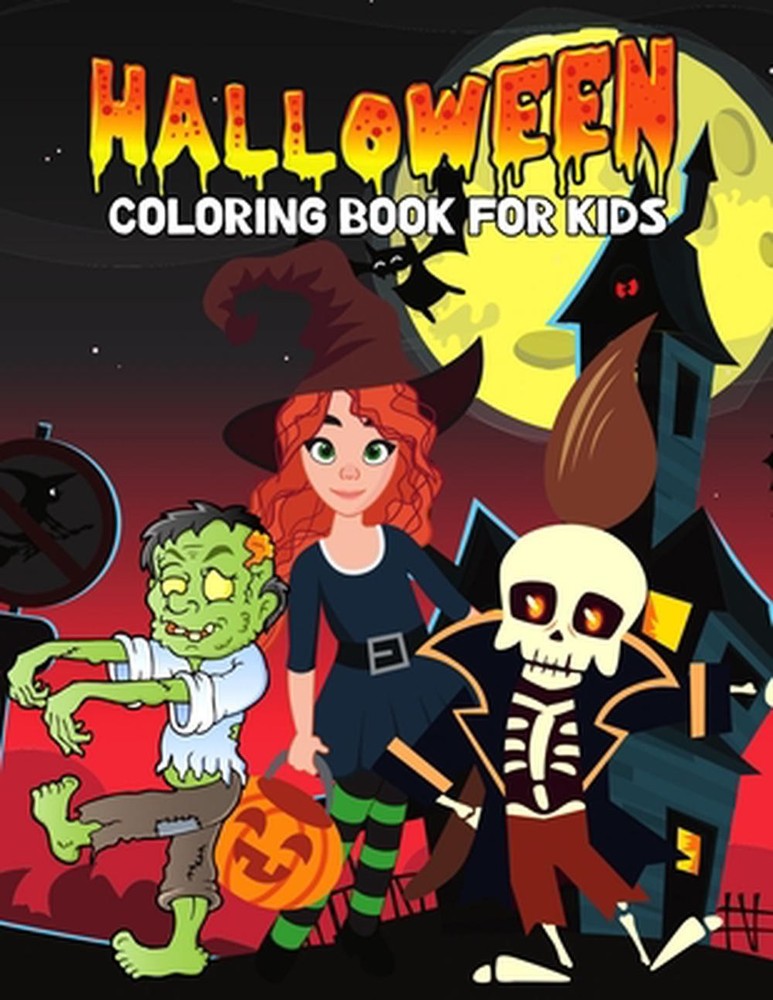 Halloween Coloring Book for Kids: Fun Halloween, Ghost Coloring Activity Book fo