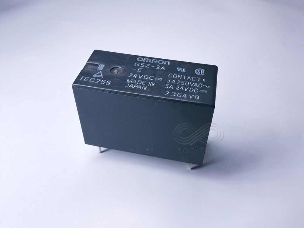 G5Z-2A-E 24VDC Omron Power Relay 24V DC Coil DPST-NO 5A 24VDC 3A 250VAC 6-Pin