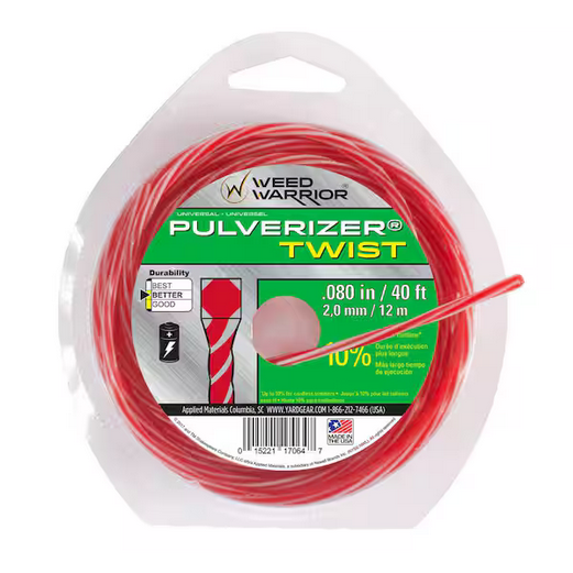 Professional Trimmer Line 0.080 in. x 40 ft. Bicomponent Twist