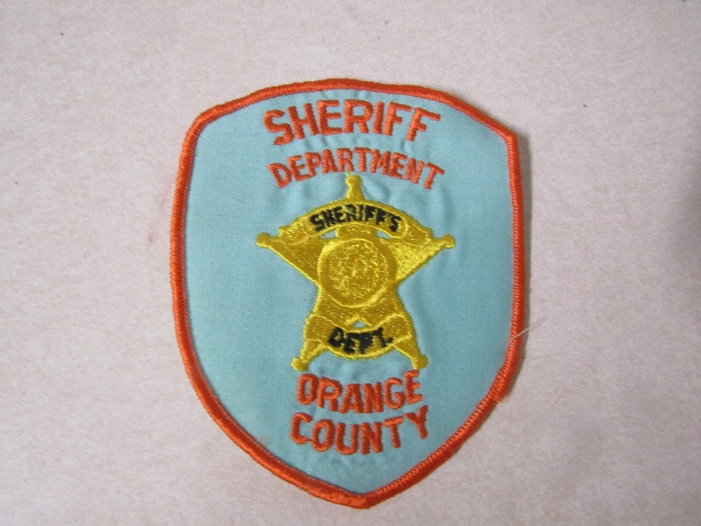 PATCH LAW ENFORCEMENT SHERIFF DEPARTMENT ORANGE COUNTY