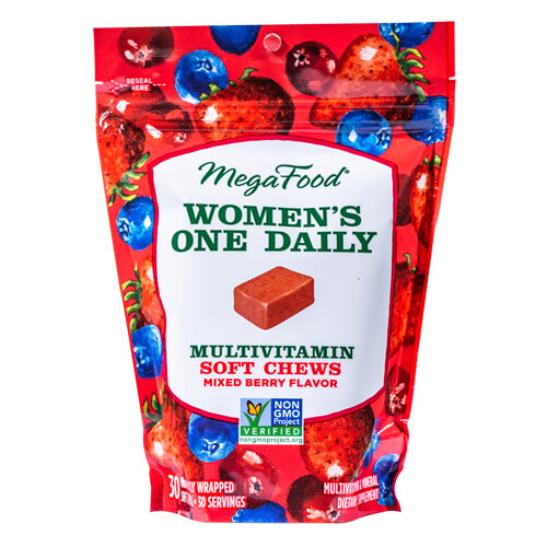 Women's Multivitamin  Mixed Berry, 30 Soft Chews By MegaFood