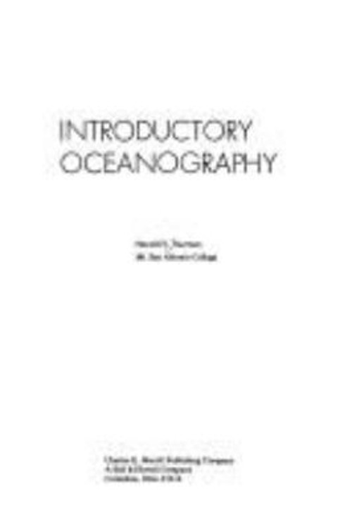 Introductory Oceanography Hardcover Harold V. ThurmanFree US Delivery | ISBN:067508699X