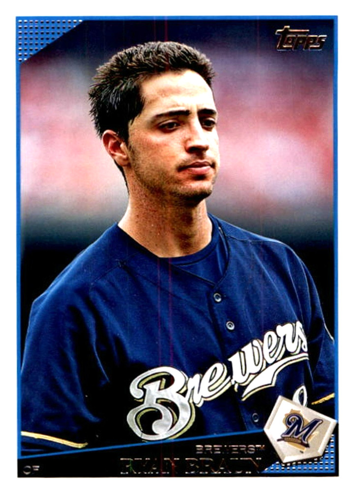 2009 Topps #240a Ryan Braun Milwaukee Brewers