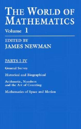 The World of Mathematics, Vol. 1 (Dover Books on Mathematics) - Paperback - GOOD