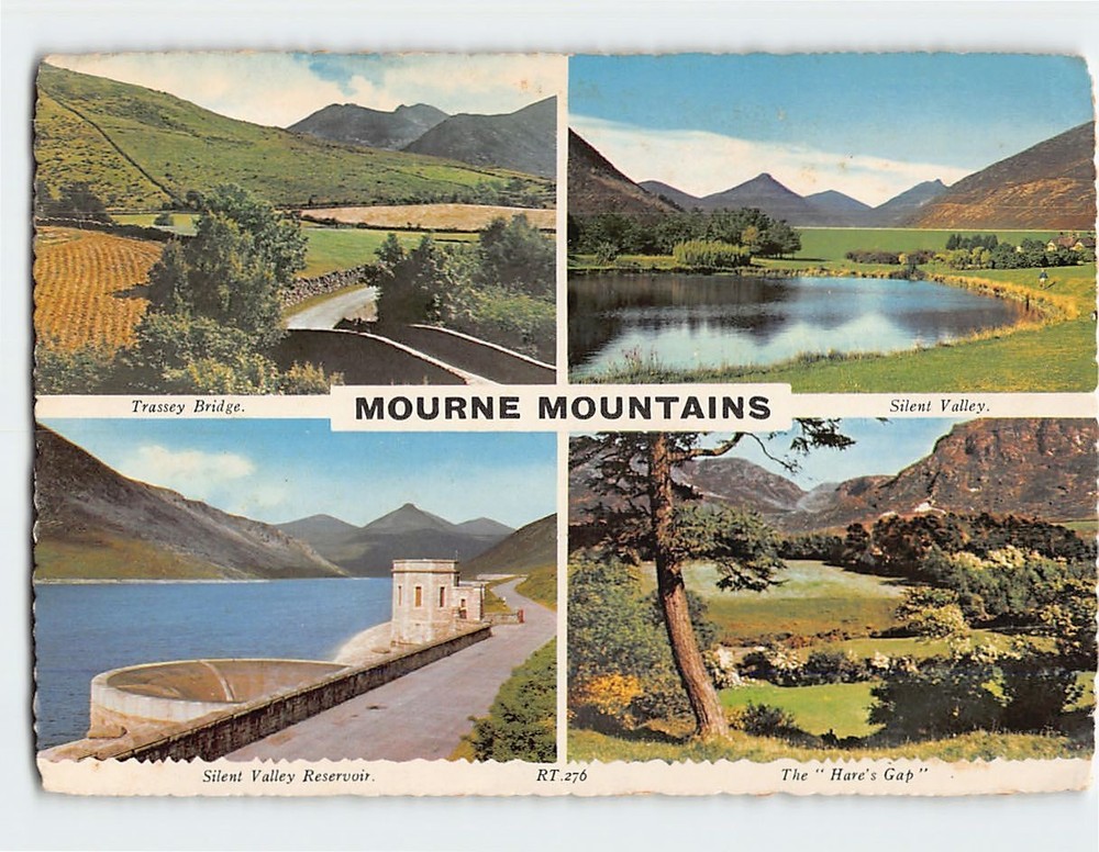 Postcard Mourne Mountains Northern Ireland