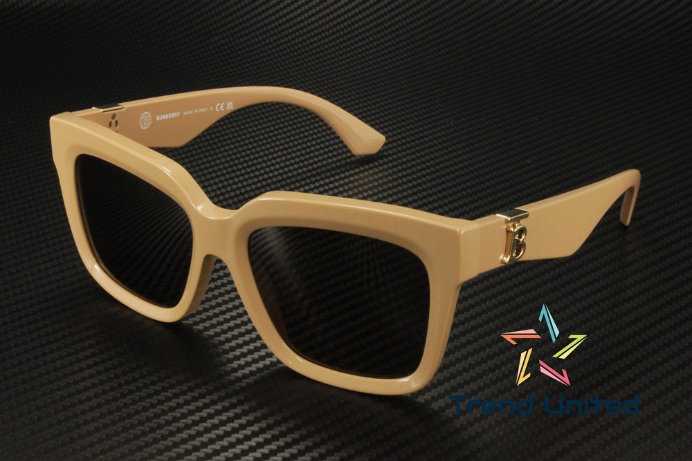 BURBERRY BE4419 399073 Beige Dark Brown 54 mm Women's Sunglasses