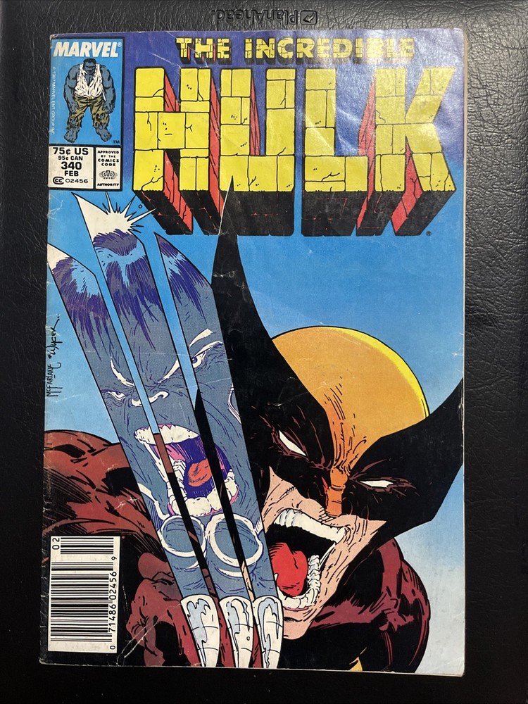 Incredible Hulk #340 Newsstand Mark Jewelers Variant Marvel 1988