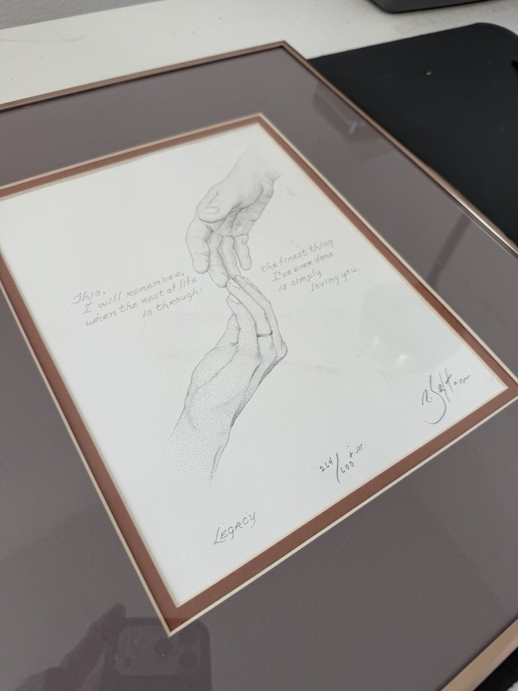 Signed “Legacy” Robert Sexton Limited Edition Art 264 Of 600 Framed 14 X 16”