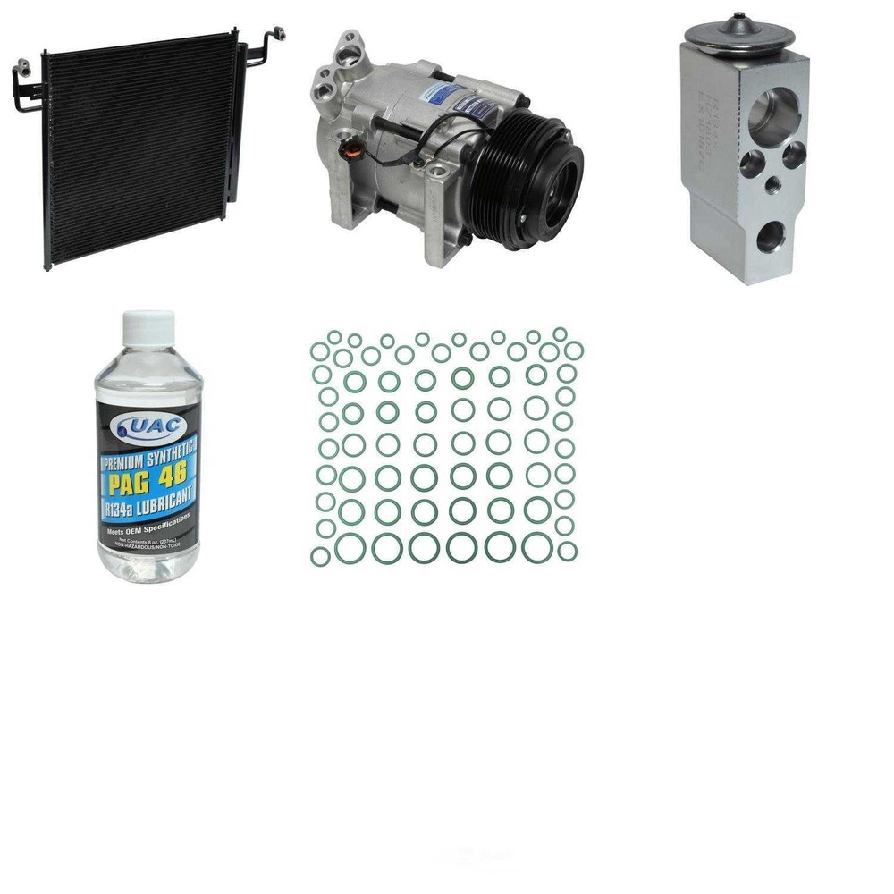 A/C Compressor Kit with Condenser UAC KT 5124A Replacement Kit