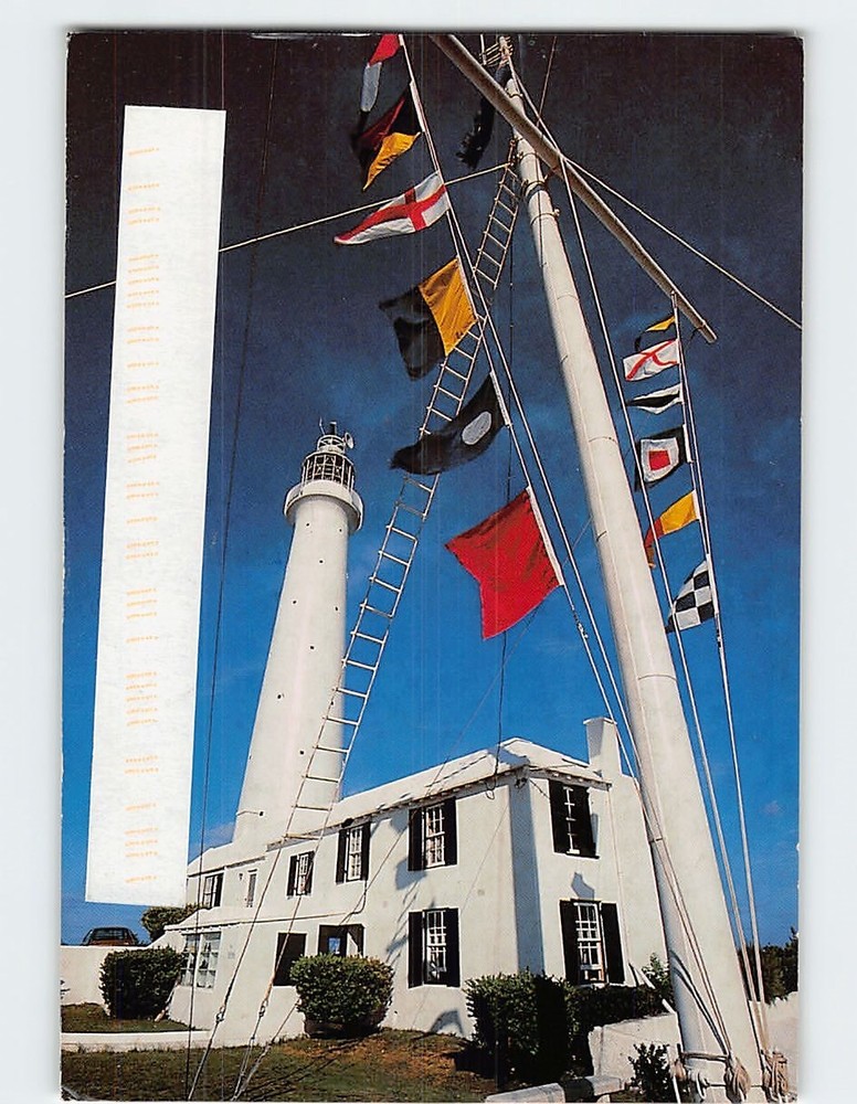 Postcard Gibbs Hill Lighthouse Bermuda British Overseas Territory