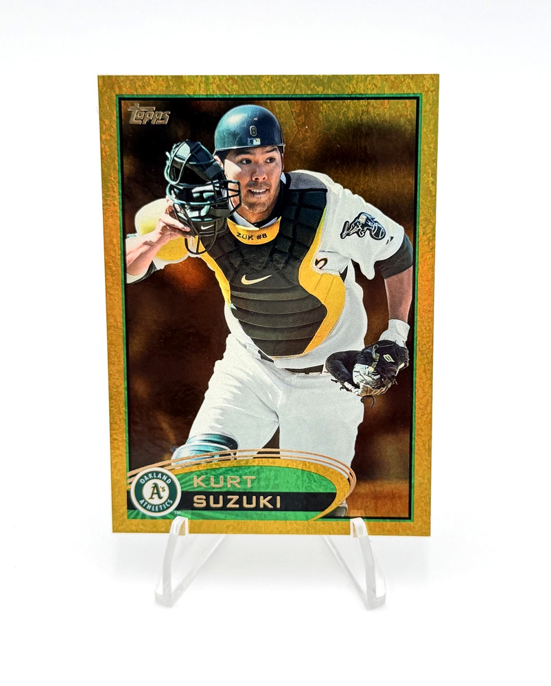 2012 Topps - Kurt Suzuki - Gold Sparkle - Oakland Athletics