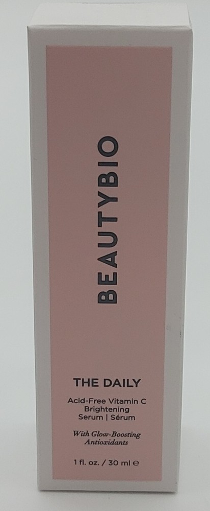 Beauty Bio The Daily Acid Free Vitamin C Brightening Serum 1 Oz New Sealed-image