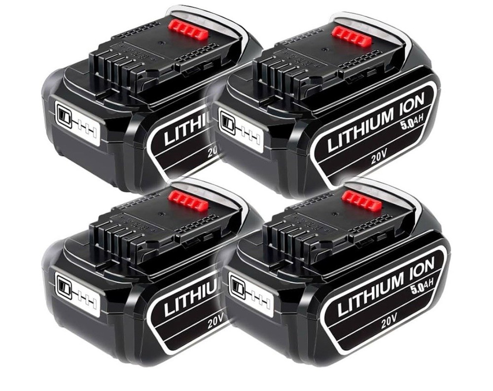 Dewalt 20V MAX XR 6.0Ah Lithium-Ion Battery 4 Pack DCB205 DCB206 Replacement