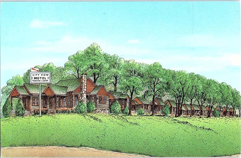 Postcard MOTEL SCENE Harrison Arkansas AR m/09 AI6761