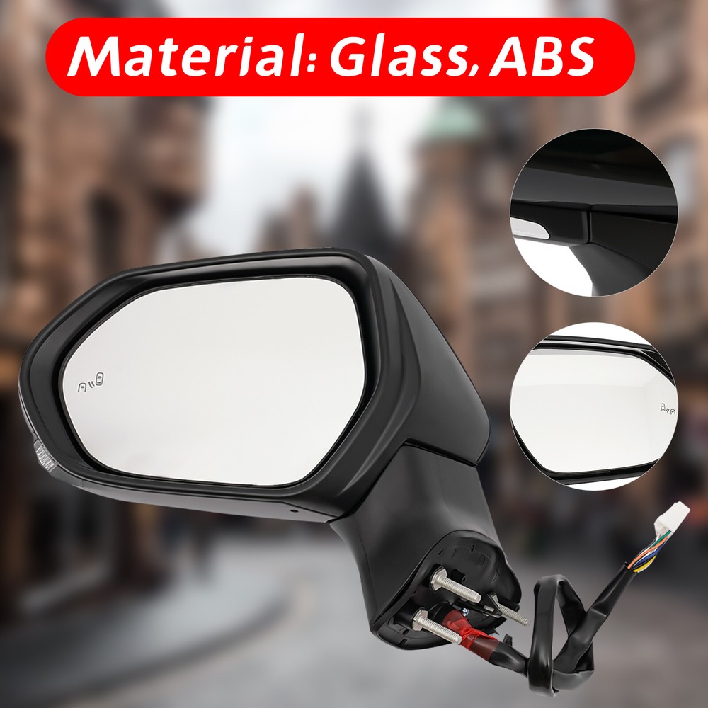 2018-2023 Toyota Camry Power Heated BSM Side Mirror with Lamp Left Driver Side US