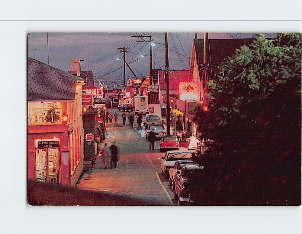 Postcard Fisherman's Wharf Monterey California USA