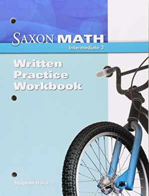 1st Edition Saxon Math Written Practice Workbook by HAKE - Paperback