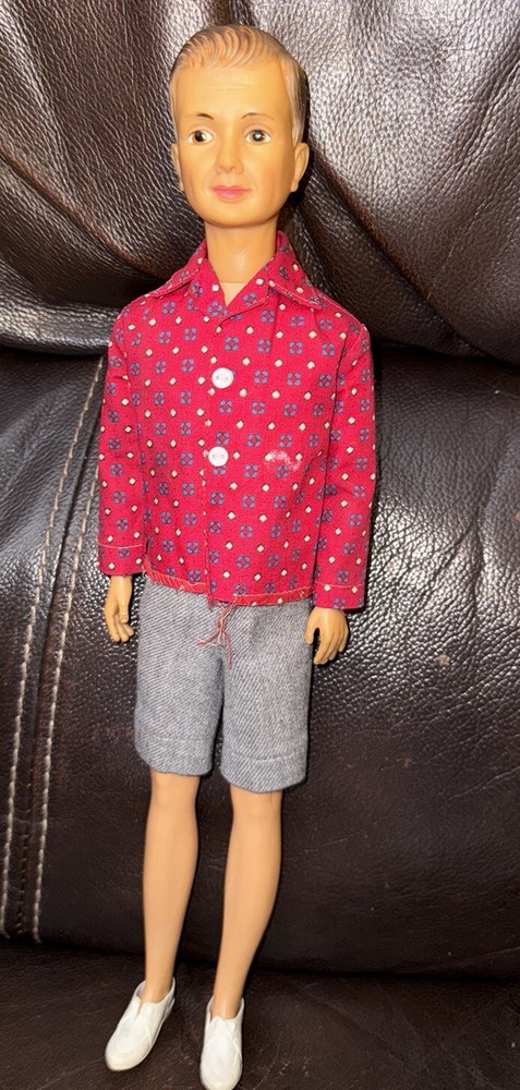 Vintage 1963 IDEAL FATHER DAD DOLL Original Outfit Shoes TAMMY FAMILY M-13 2