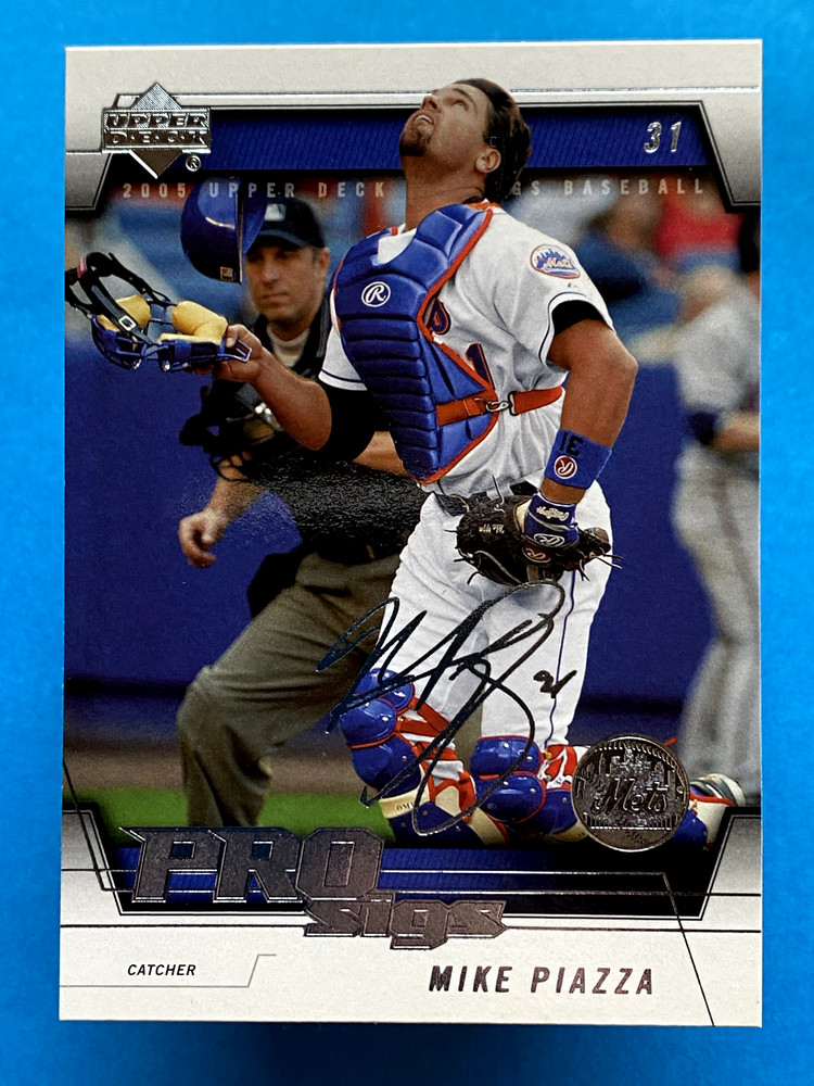 Mike Piazza 2005 Upper Deck Pro Sigs Silver #53 New York Mets