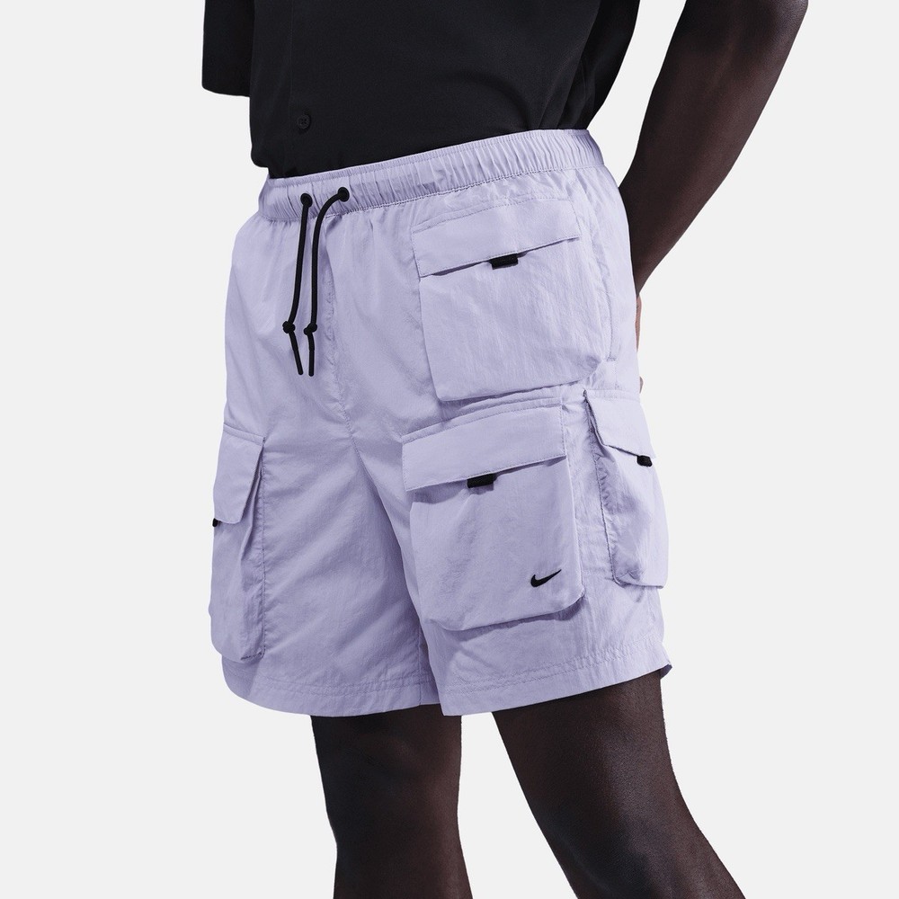 Nike Tech Woven Cargo Shorts NWT Purple Medium HJ0677 Pockets Air Hiking