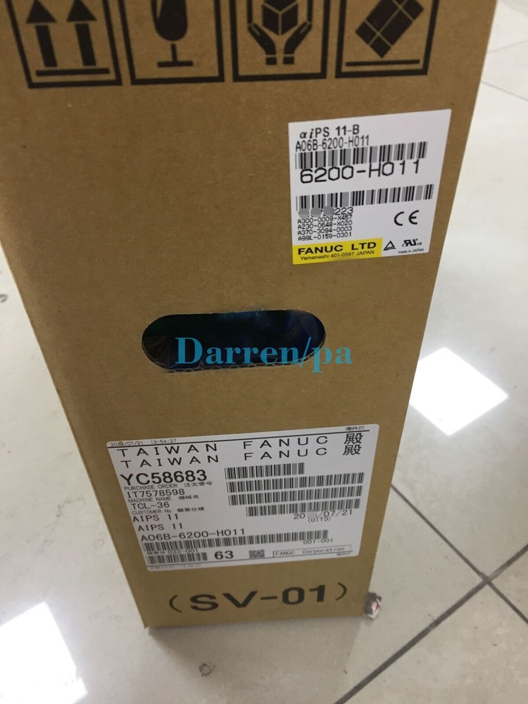 New FANUC A06B-6200-H011 Servo Drive A06B6200H011 DHL Expedited Shipping