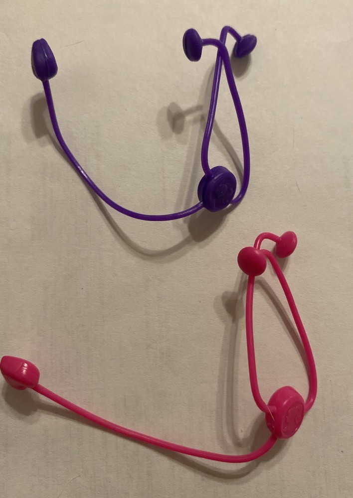 Barbie Pink & Purple  Stethoscope Doll Doctor/Nurse Replacement Piece Part