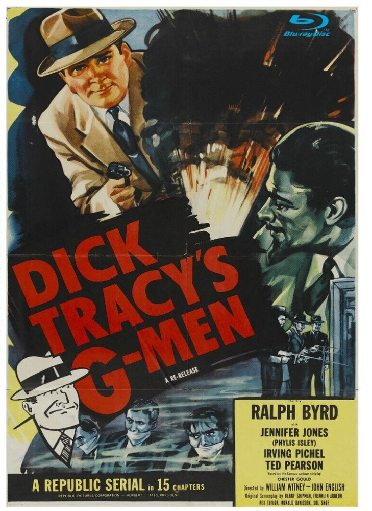 DICK TRACY'S G-MEN  1939 Blu-Ray 15 Chapter Serial CLIFFHANGER Ralph Byrd