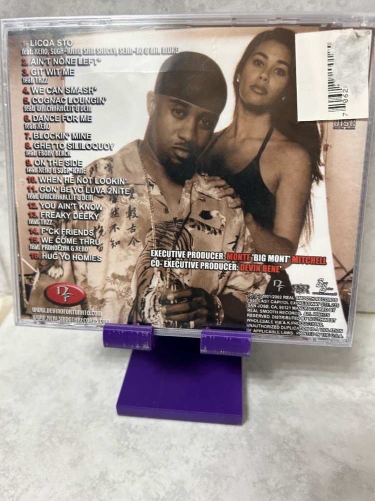DEVINO FORTUNATO (“COGNAC LOUNGING”) Texas southern rap cd (PA)