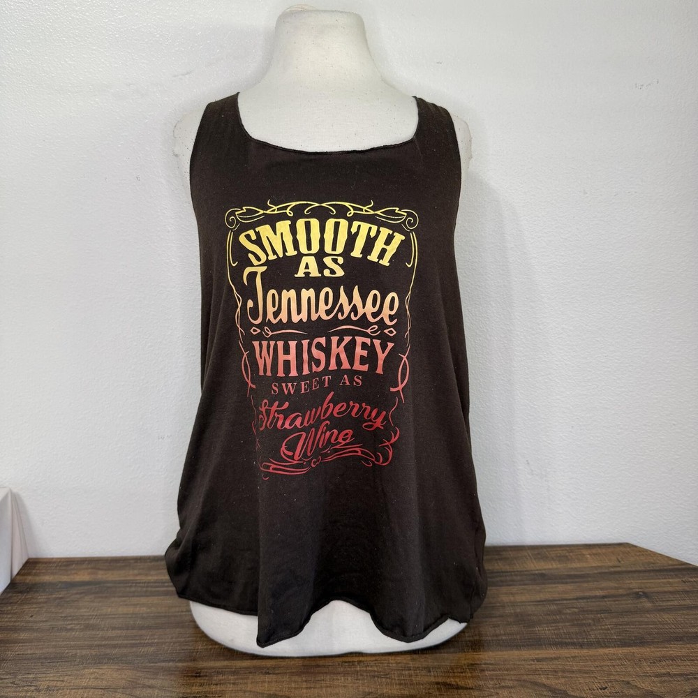 SHEIN Brown Graphic Tank Top 