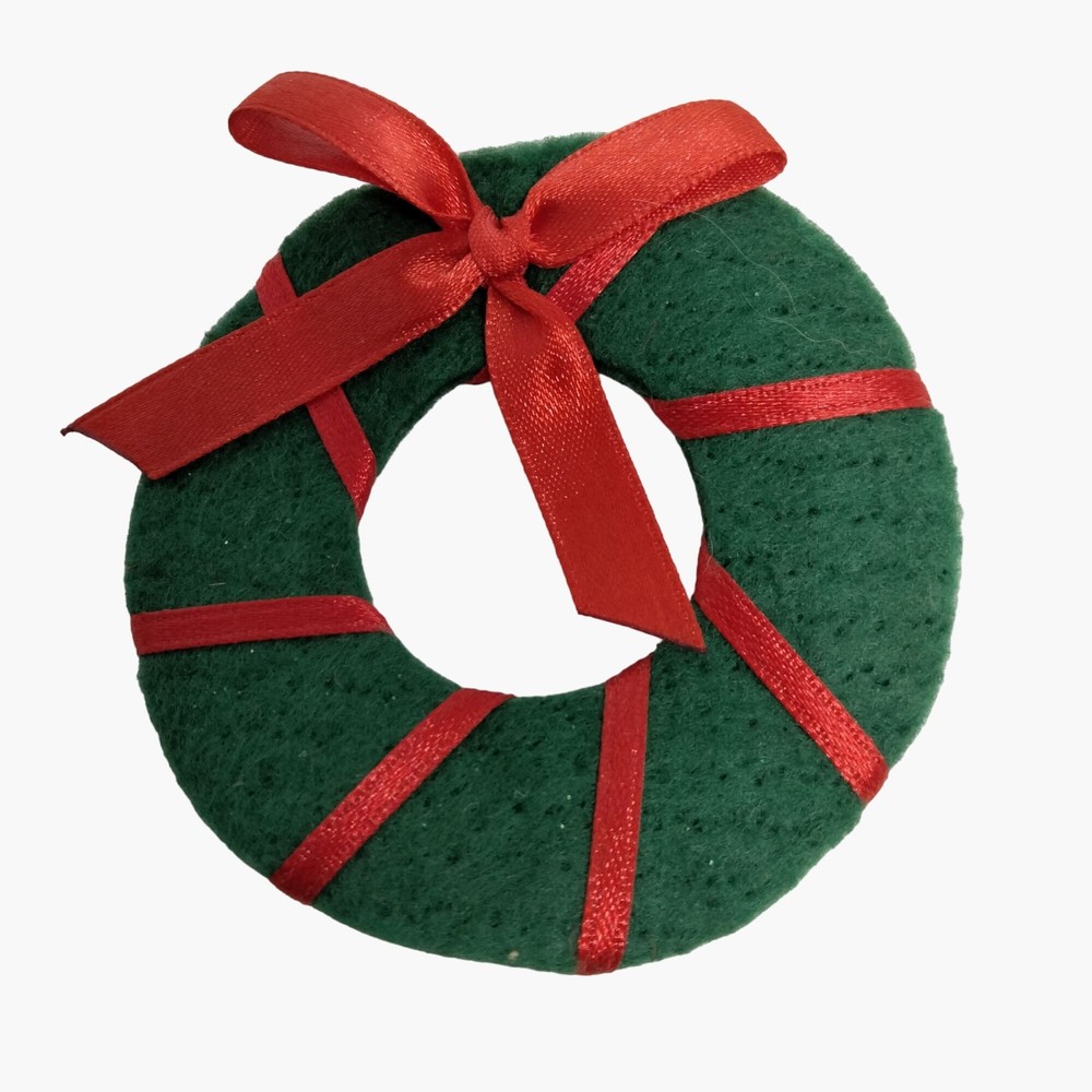 Felt Christmas Wreath Scrapbooking Embellishment Junk Journal Craft Accent-image