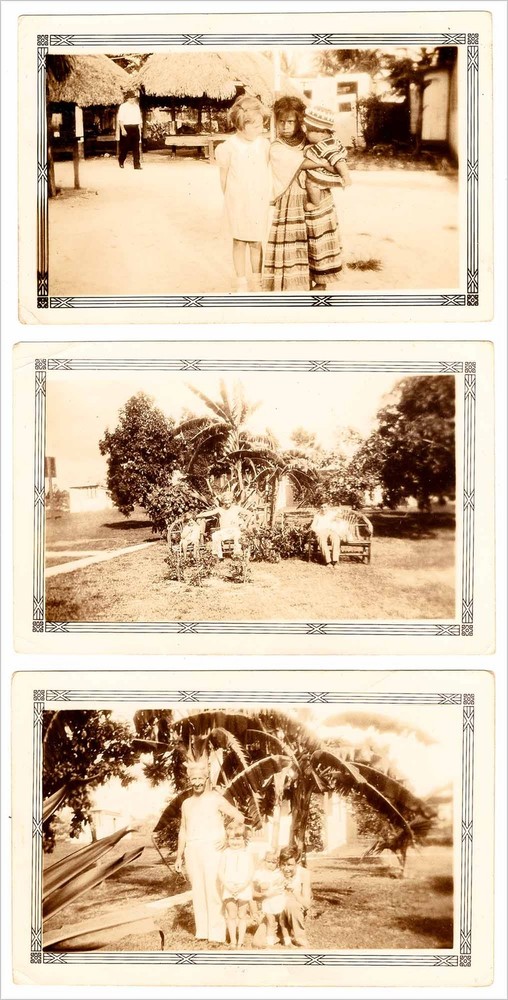 1937 photographs likely taken at Musa Isle Indian Village, Seminole tourist…
