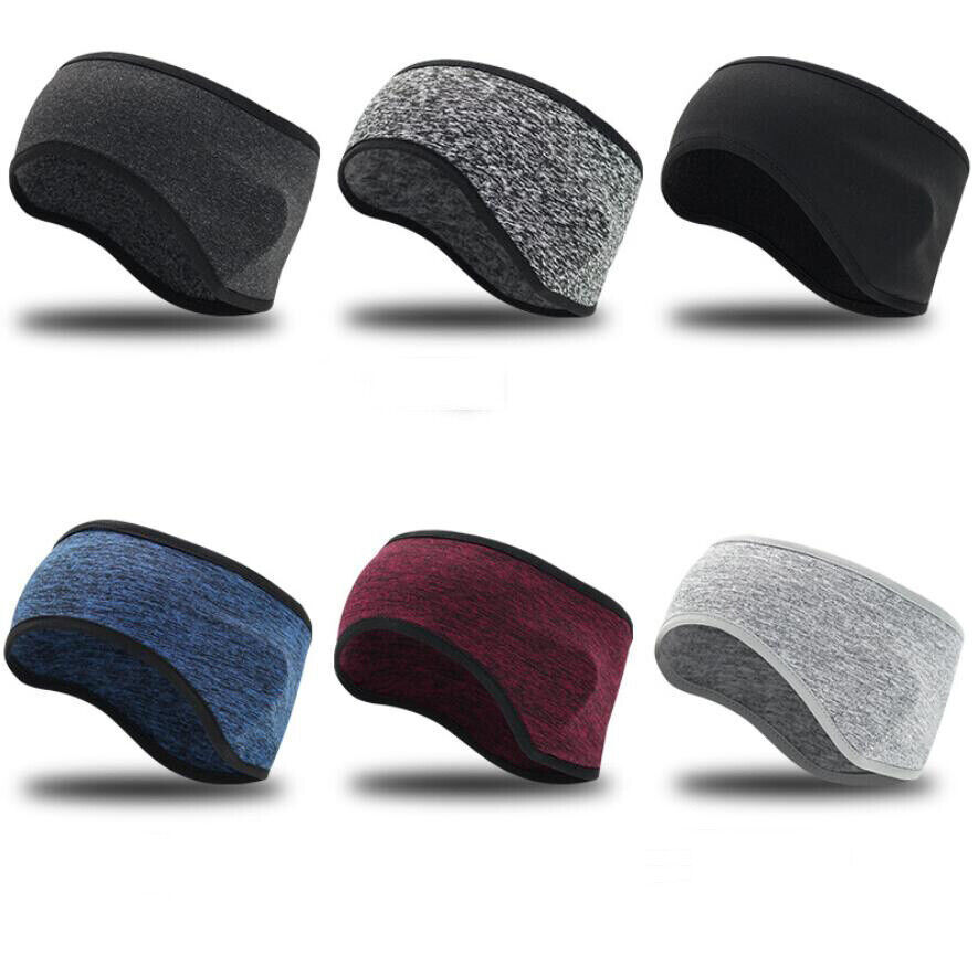 2-Pack Fleece Winter Ear Warmers for Men & Women - Ski & Sports Headband