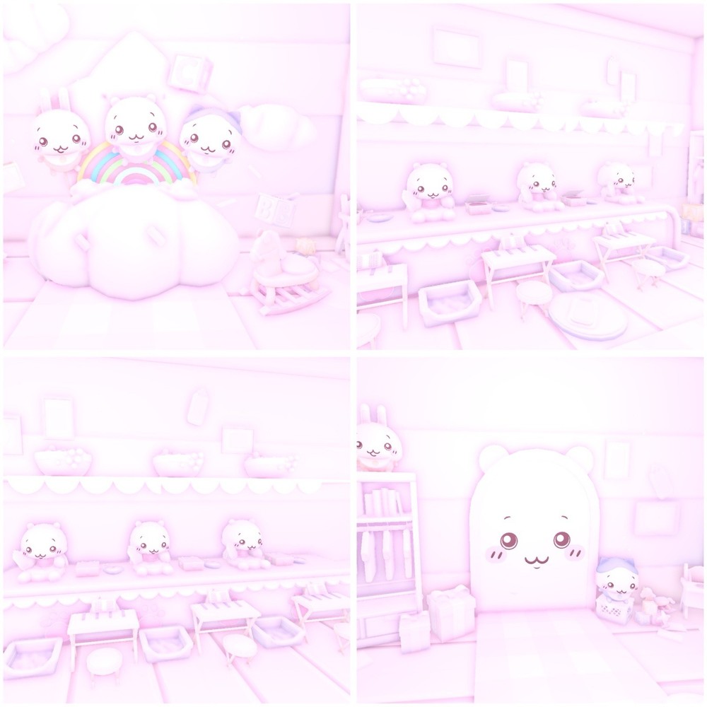 🍭🐻❄️ Chiikawa Baby Pink Pastel Aesthetic Grinding House Home Adopt Me 🐻❄️🍭