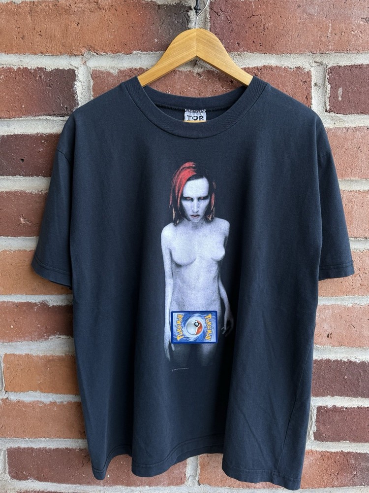 1998 Marilyn Manson Mechanical Animals Size XL Top Heavy Tag T-Shirt