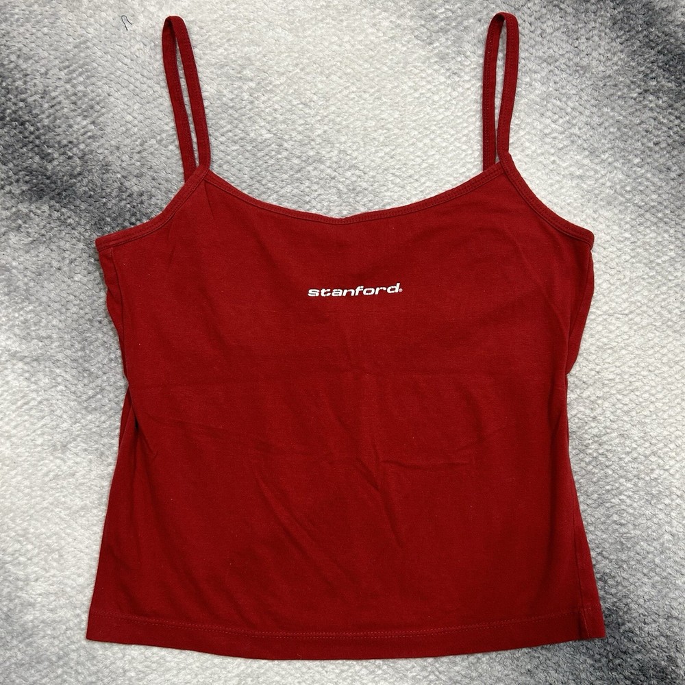 Vintage Y2K Stanford University Cropped Tank Top S/M gfs.co.ed