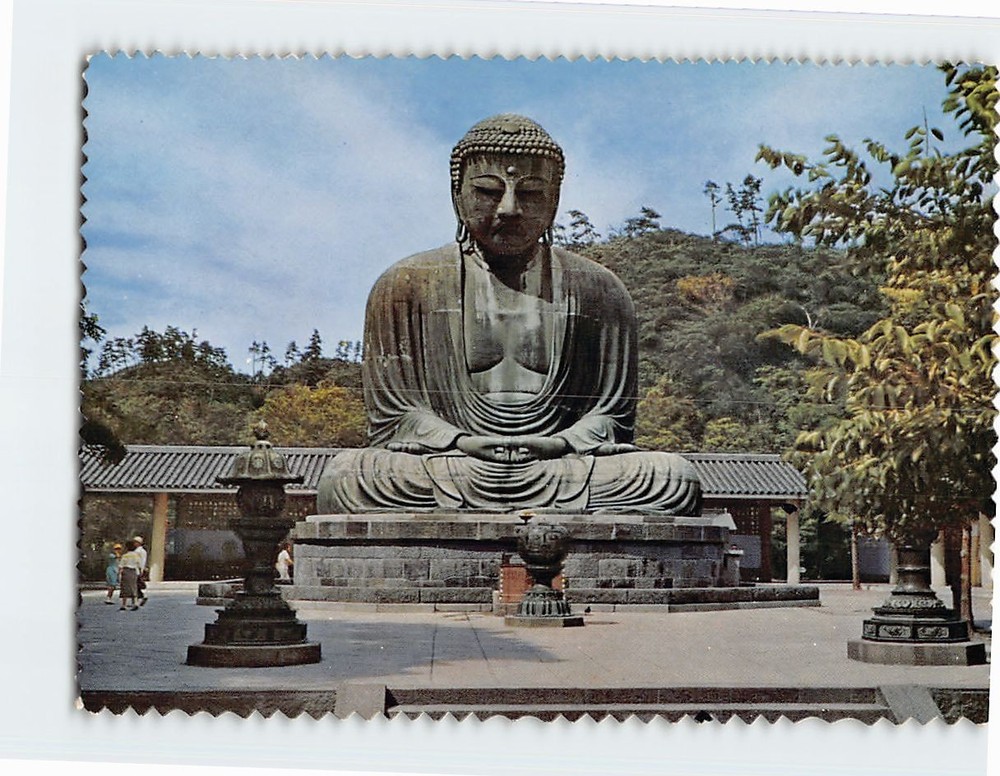 Postcard Great Buddha Kamakura Japan