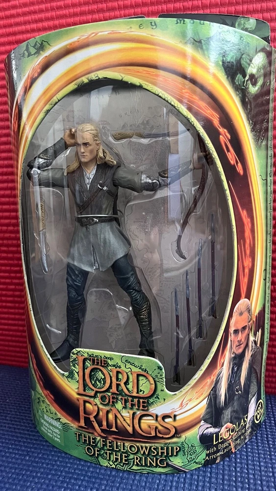 The Lord of the Rings Legolas Action Figure Toybiz 2001 Unopened