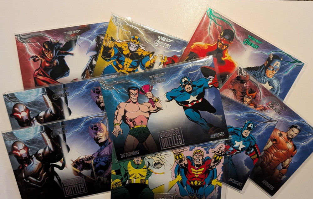 2022 Fleer Ultra Avengers Marvel - Greatest Battles - Complete your set!